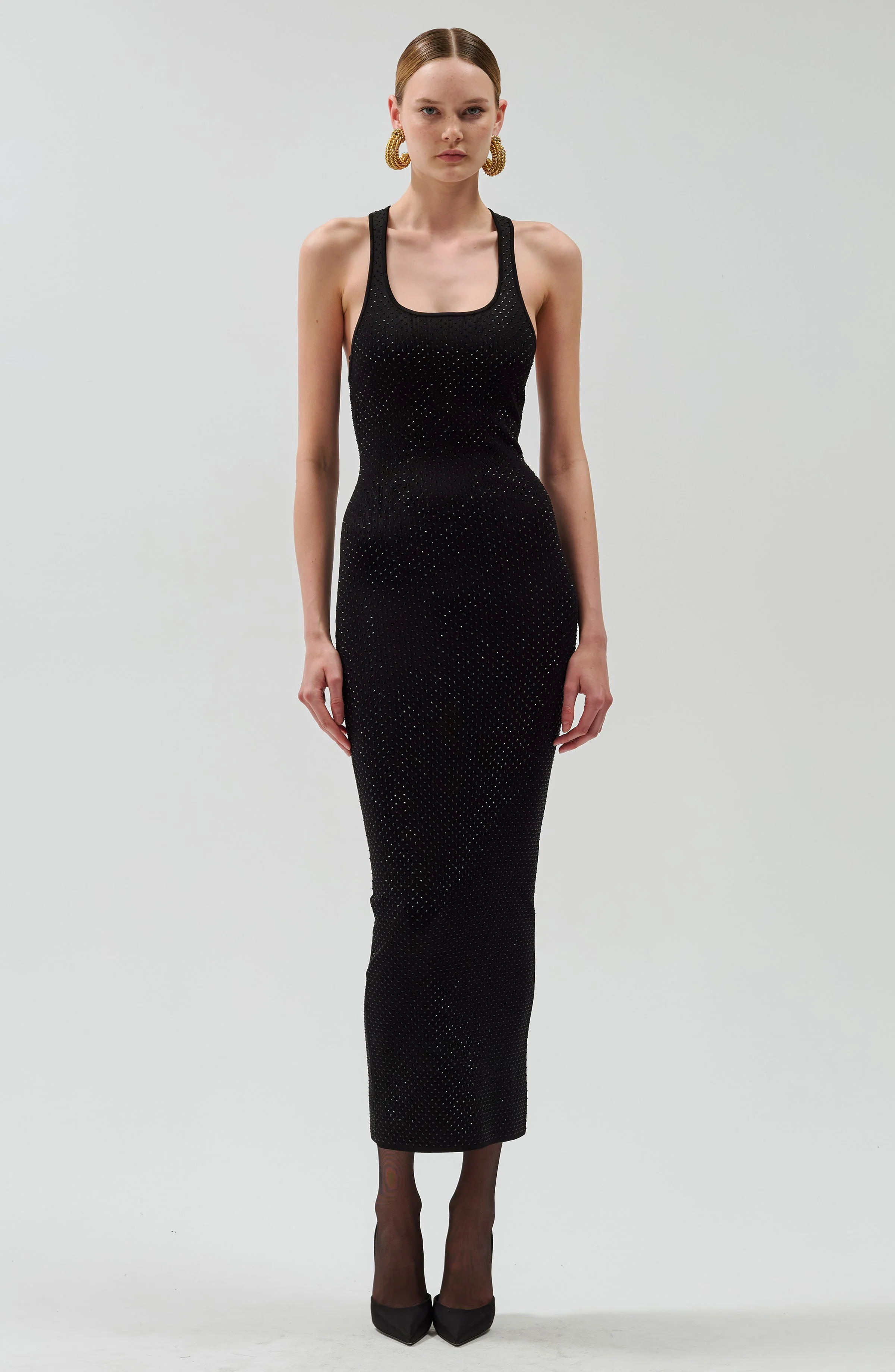 Agathe Knit Dress - Black - Image 3