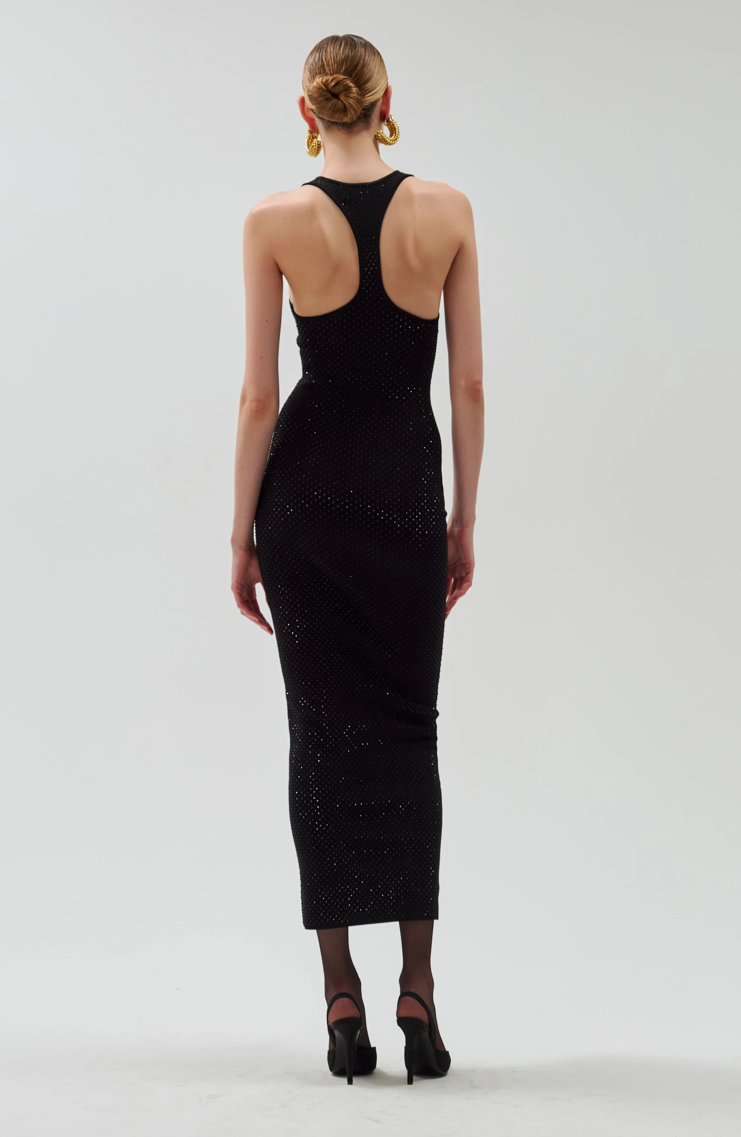 Agathe Knit Dress - Black - Image 4
